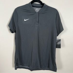 NWT Nike Dri Fit Gray Quarterzip Tee - size XL